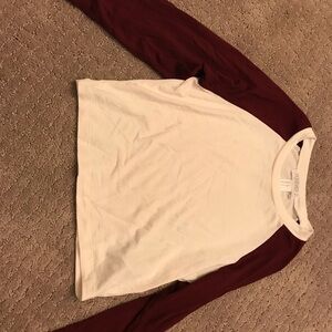 Baseball crop top